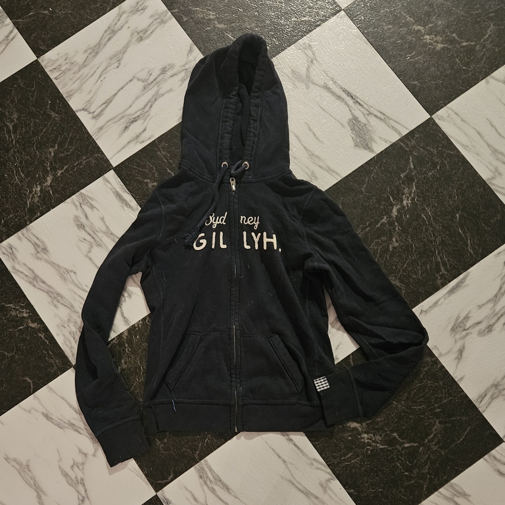 Y2k Gilly Hicks Dark Blue Hoodie